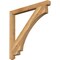 Ekena Millwork Imperial Craftsman Rough Sawn Bracket, Western Red Cedar, 4"W x 48"D x 48"H BKT04X48X48IMP04RWR - alternate 1